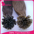 virgin brazilian human hair weft new hot selling products nail tip hair extensions
